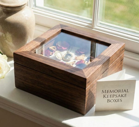 14 Memorial Keepsake Boxes to Honor and Remember Loved Ones