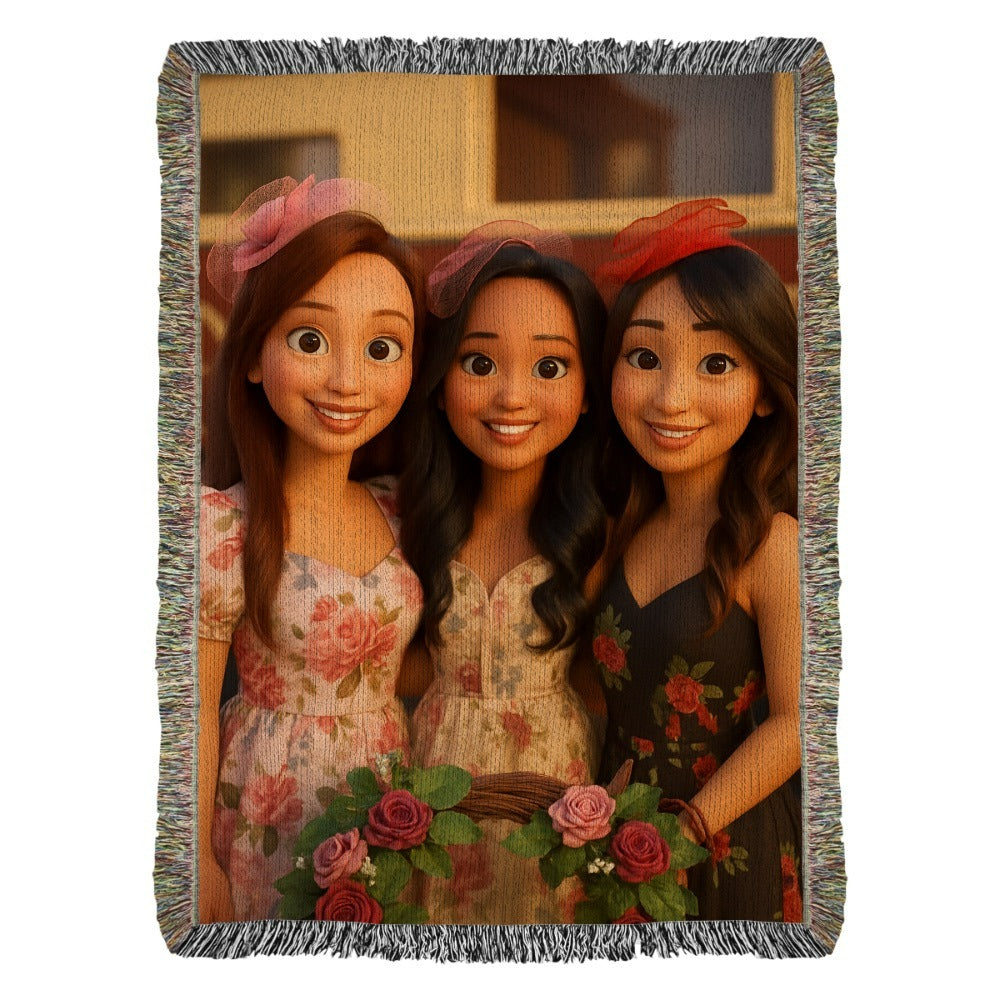 Custom Snuggle Cartoon Blanket