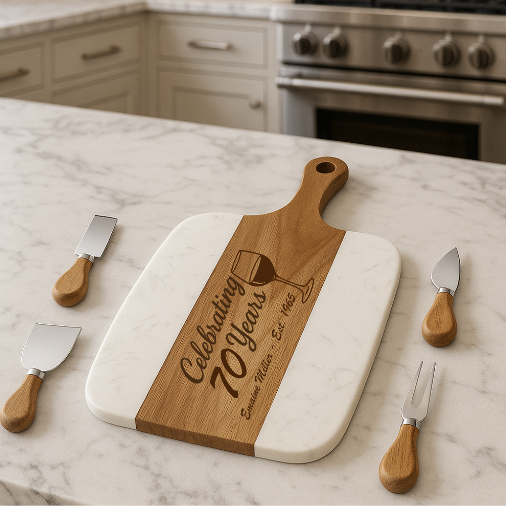 75th Birthday Cutting Board
