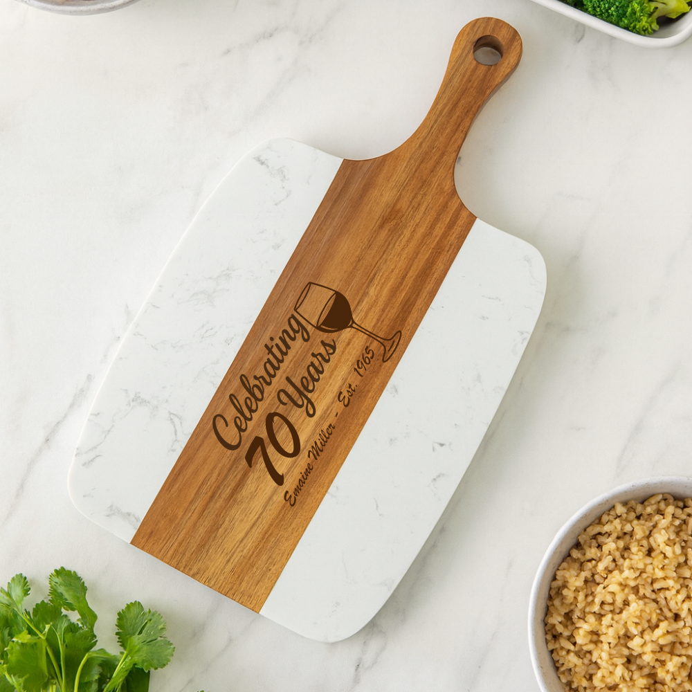 75th Birthday Cutting Board