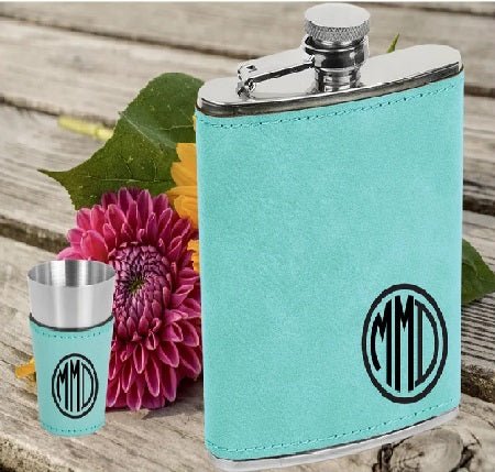flask and shot glass set