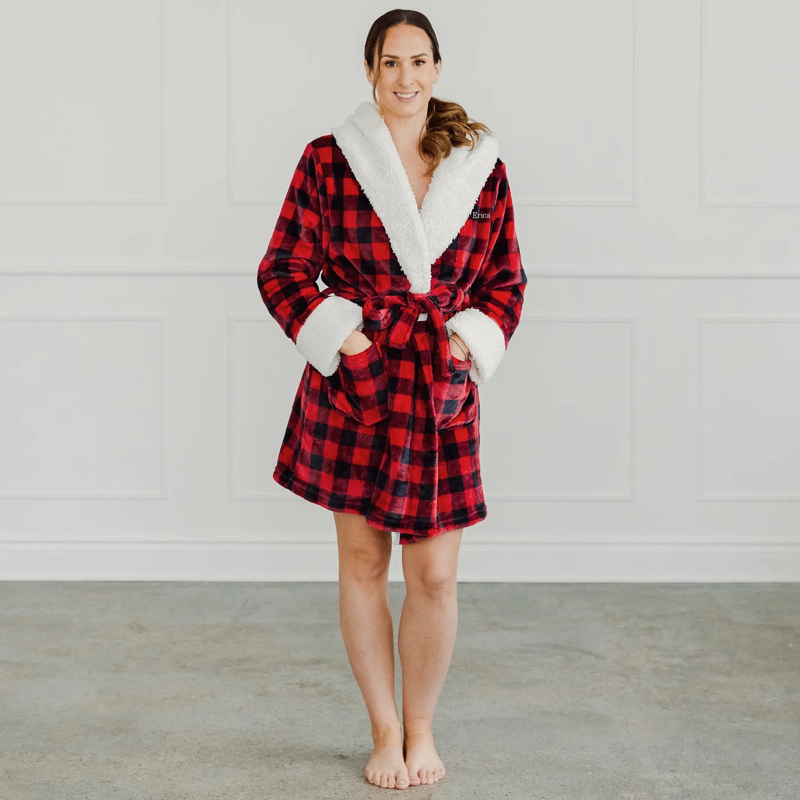 Personalized Custom Embroidered Plush Robe for her, Customized Gifts for Women by Groovy Girl Gifts