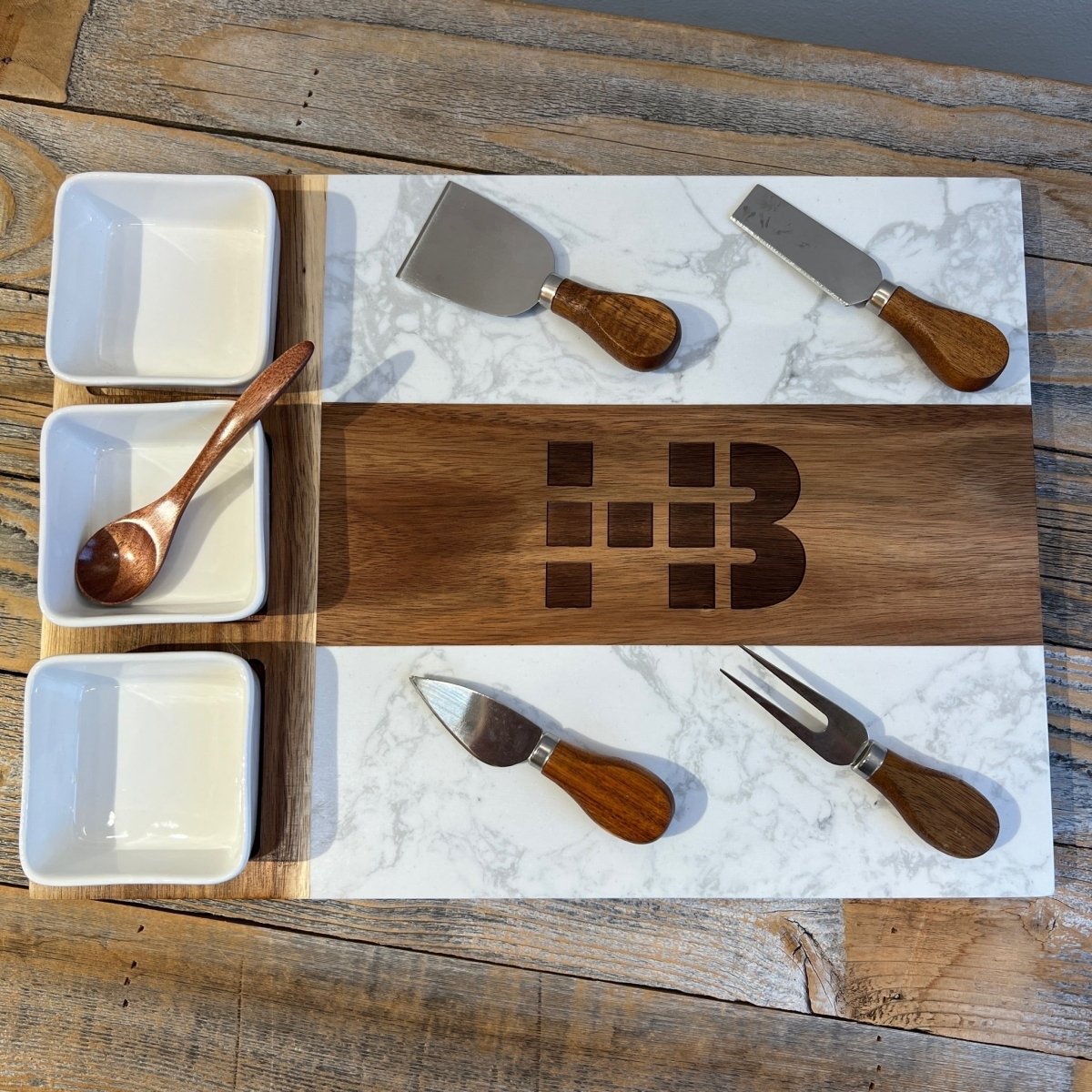 Personalized Custom Logo Entertainers Tray for her, Customized Gifts for Women by Groovy Girl Gifts