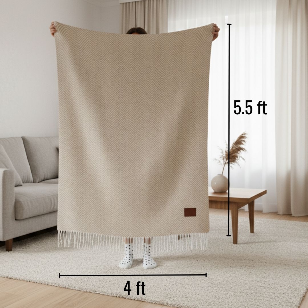 Personalized Milestone Birthday Blanket