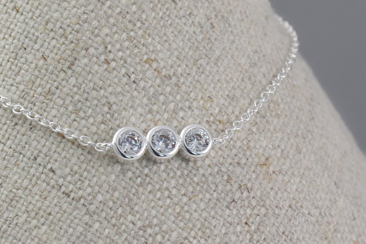 Personalized 3 Crystal Bracelet for 30th Birthday for her, Customized Gifts for Women by Groovy Girl Gifts