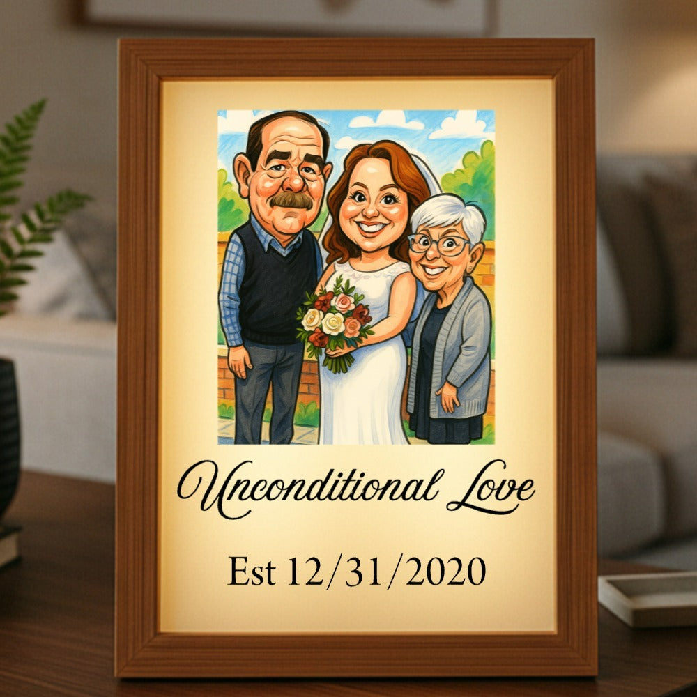 Couples Caricature Light Box