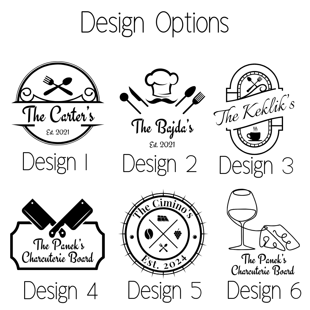 Personalized Custom Family Charcuterie Board for her, Customized Gifts for Women by Groovy Girl Gifts