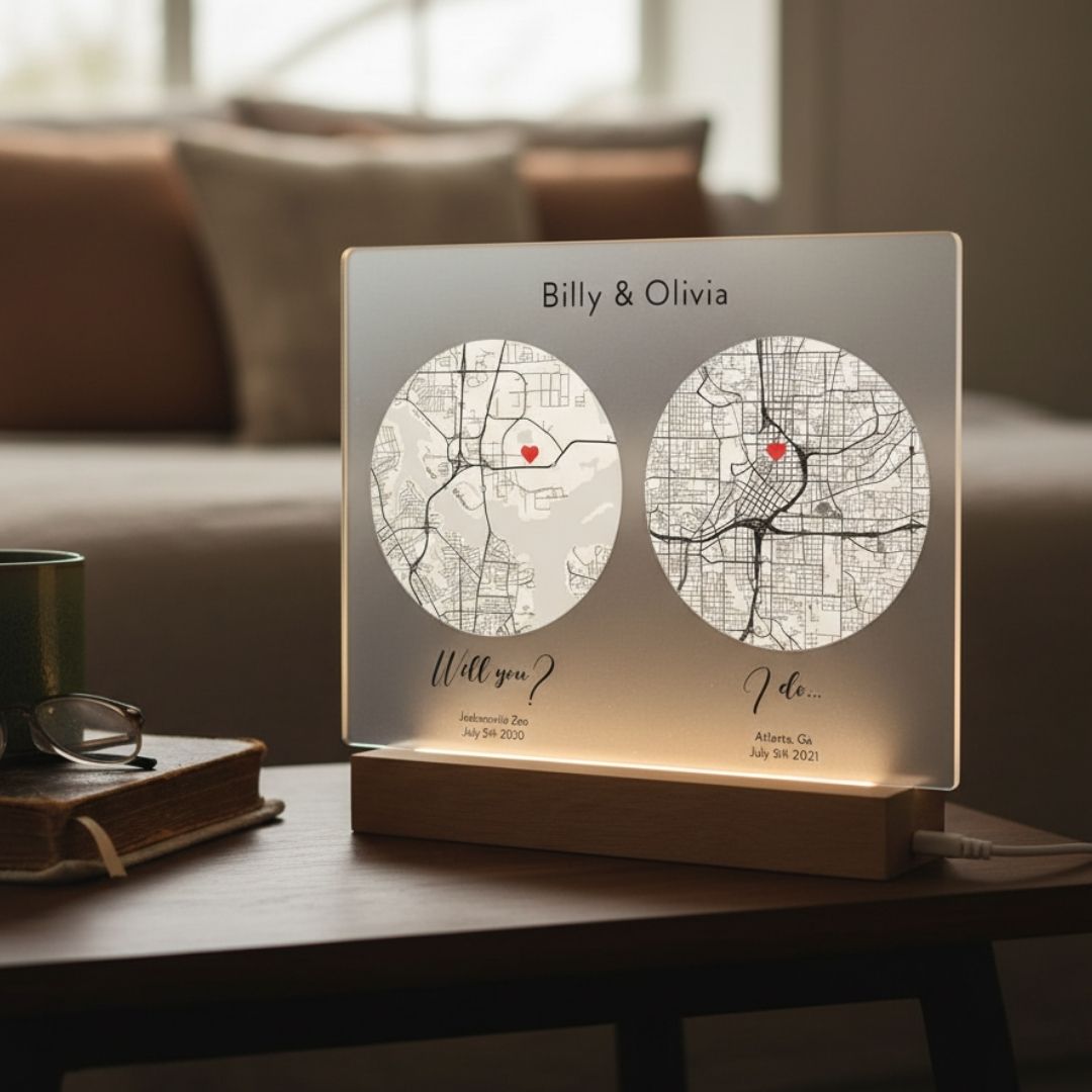 First Date to I Do Romantic Map