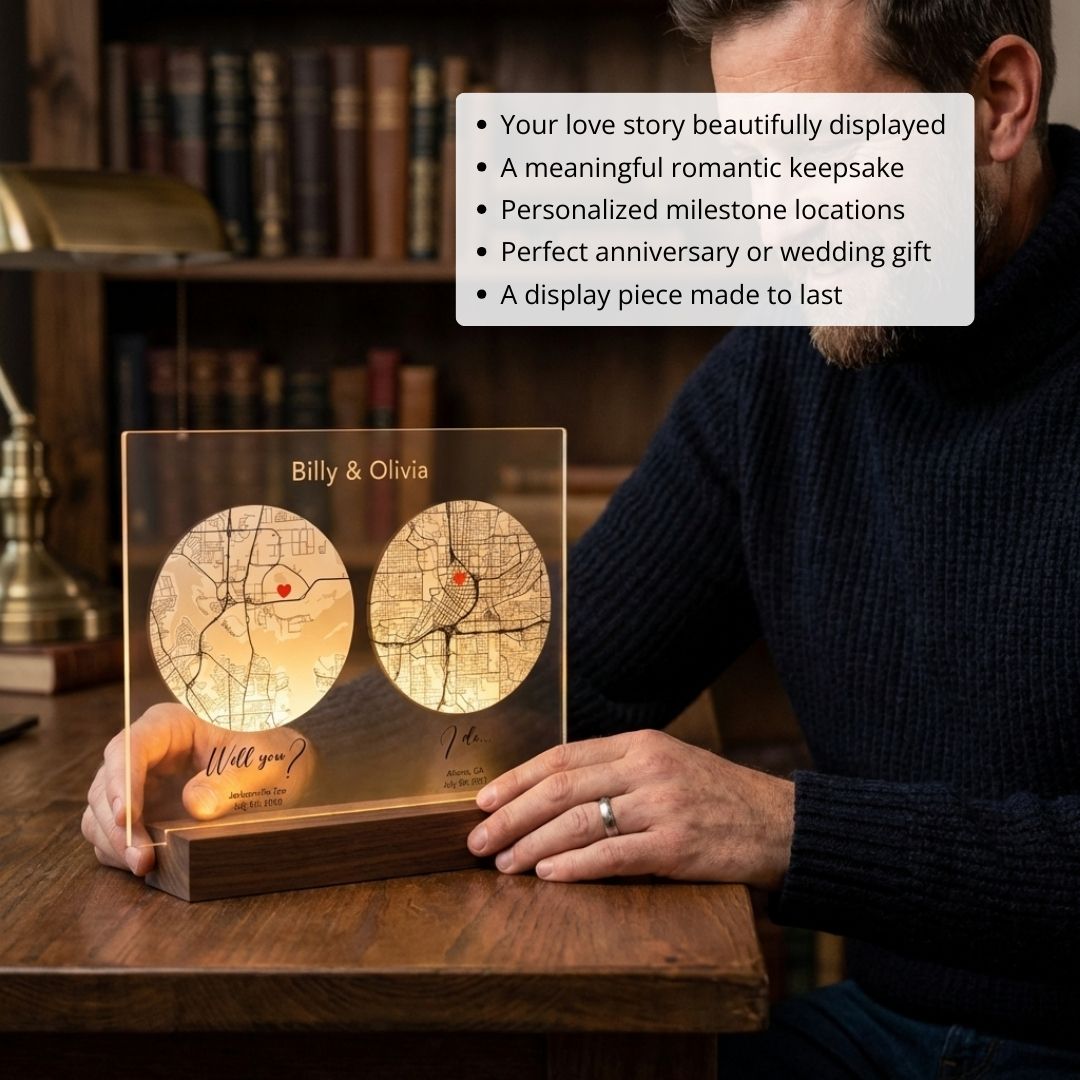 First Date to I Do Romantic Map