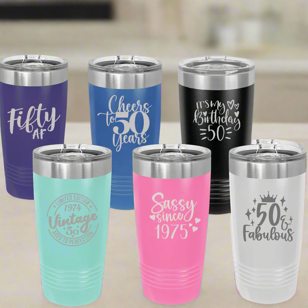 Timeless 50th Chic Sipper