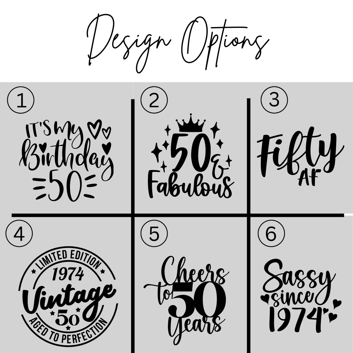 Personalized 50th Golden Vintage Wine Glass for her, Customized Gifts for Women by Groovy Girl Gifts