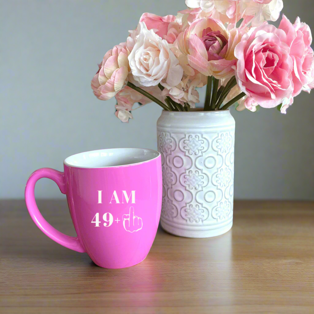 Personalized Fifty and Fabulous Coffee Mug for her, Customized Gifts for Women by Groovy Girl Gifts