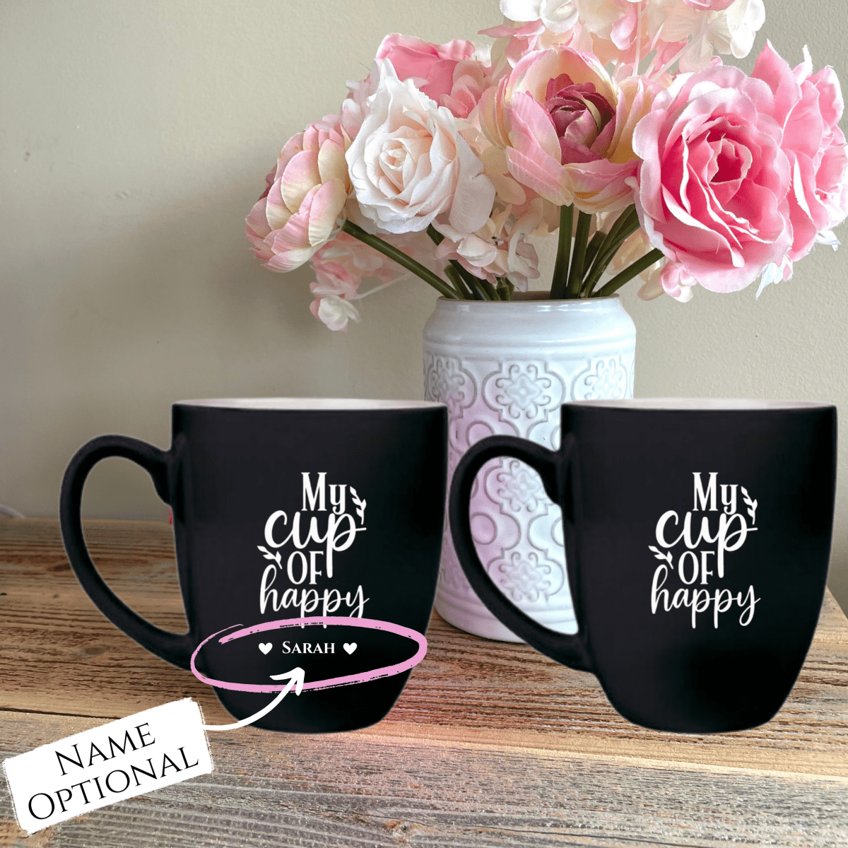 Personalized Fifty and Fabulous Coffee Mug for her, Customized Gifts for Women by Groovy Girl Gifts