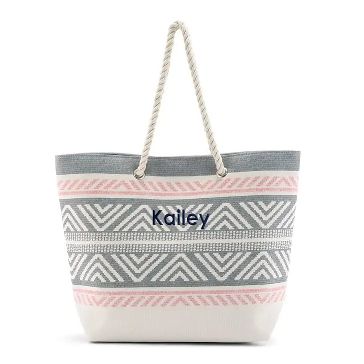 Personalized Woven Wonder Tote for her, Customized Gifts for Women by Groovy Girl Gifts