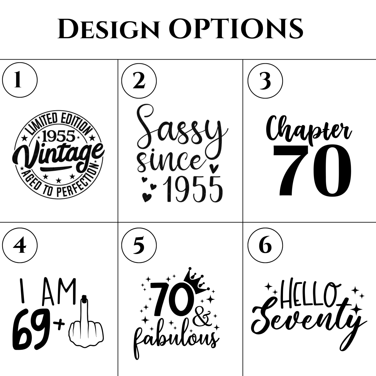 Personalized Seventy and Sparkling Tumbler for her, Customized Gifts for Women by Groovy Girl Gifts