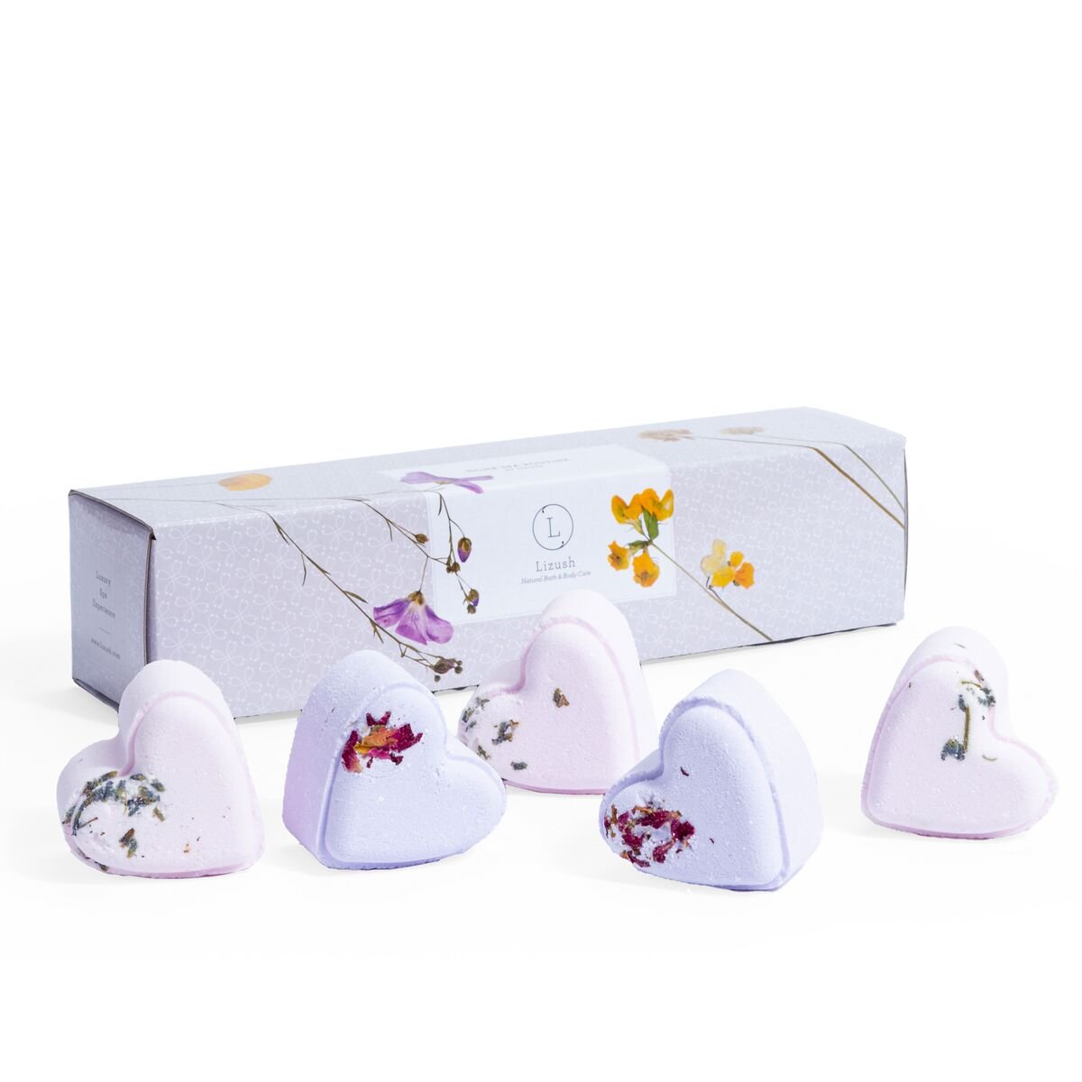 Personalized Personalized Heart Shaped Shower Steamers Package for her, Customized Gifts for Women by Groovy Girl Gifts