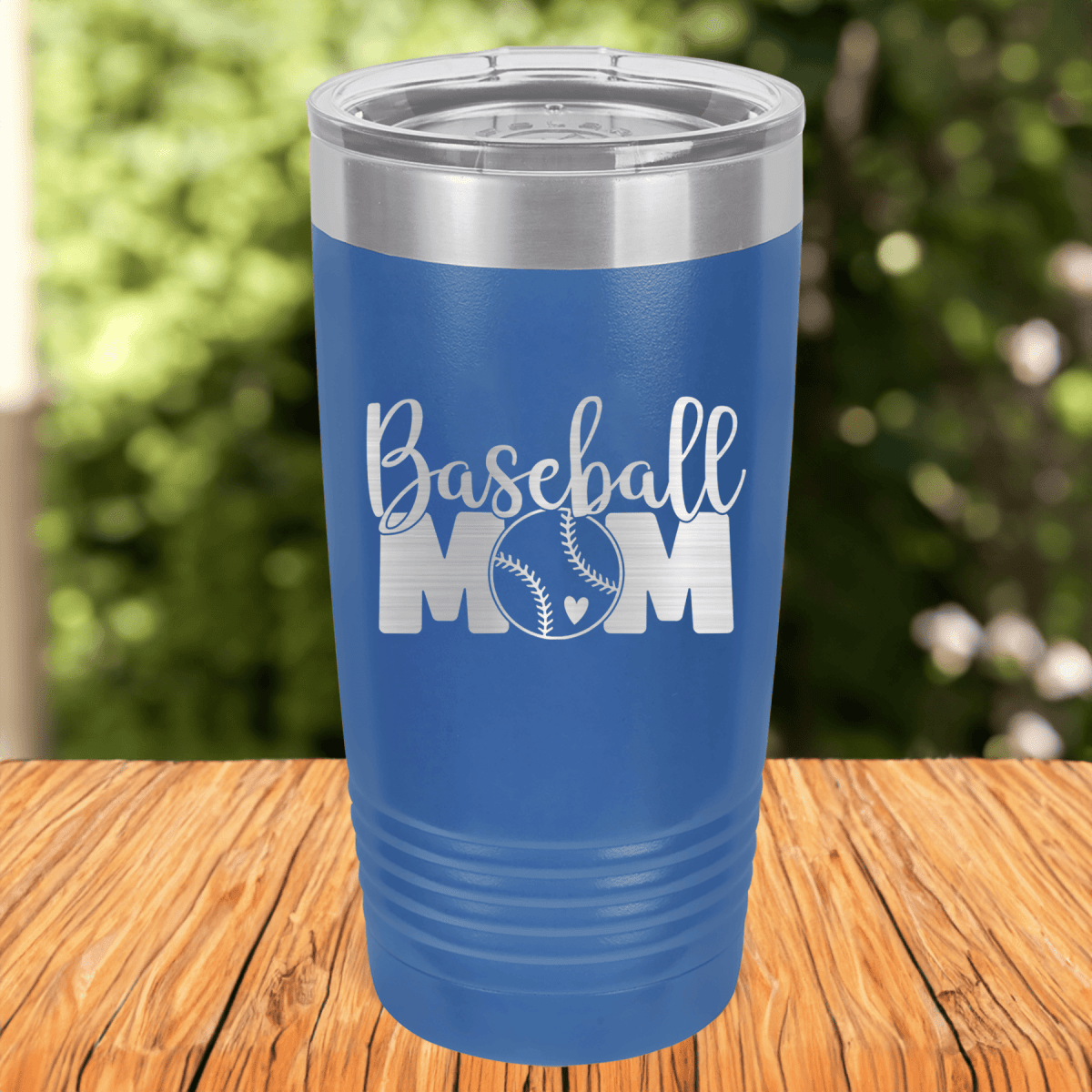 Personalized Queen of the Bleachers Ringed Tumbler for her, Customized Gifts for Women by Groovy Girl Gifts