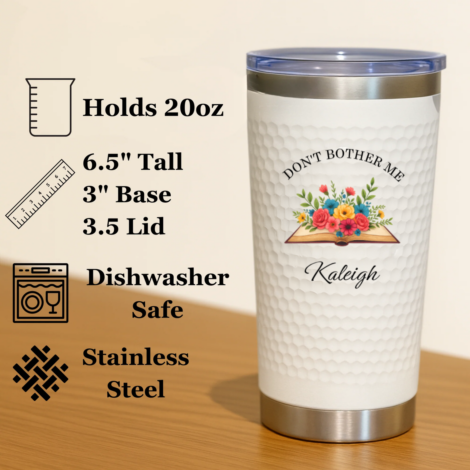 Born To Read Tumbler