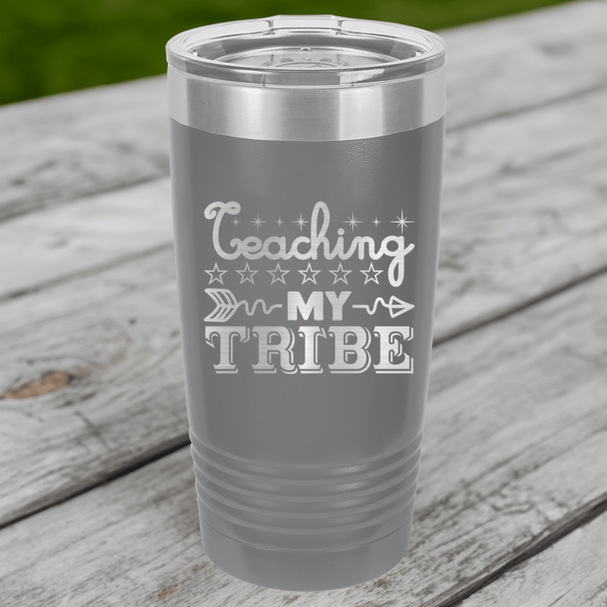 Funny Coaching Is My Tribe Ringed Tumbler