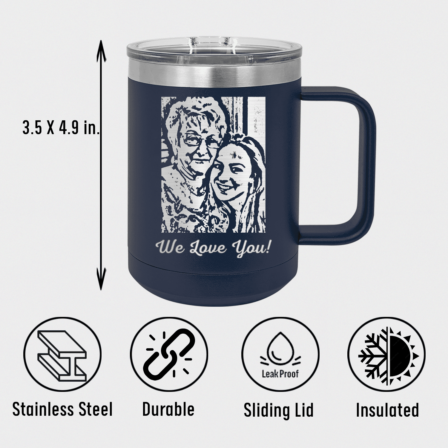 Personalized Coffee and Memories Mug for her, Customized Gifts for Women by Groovy Girl Gifts