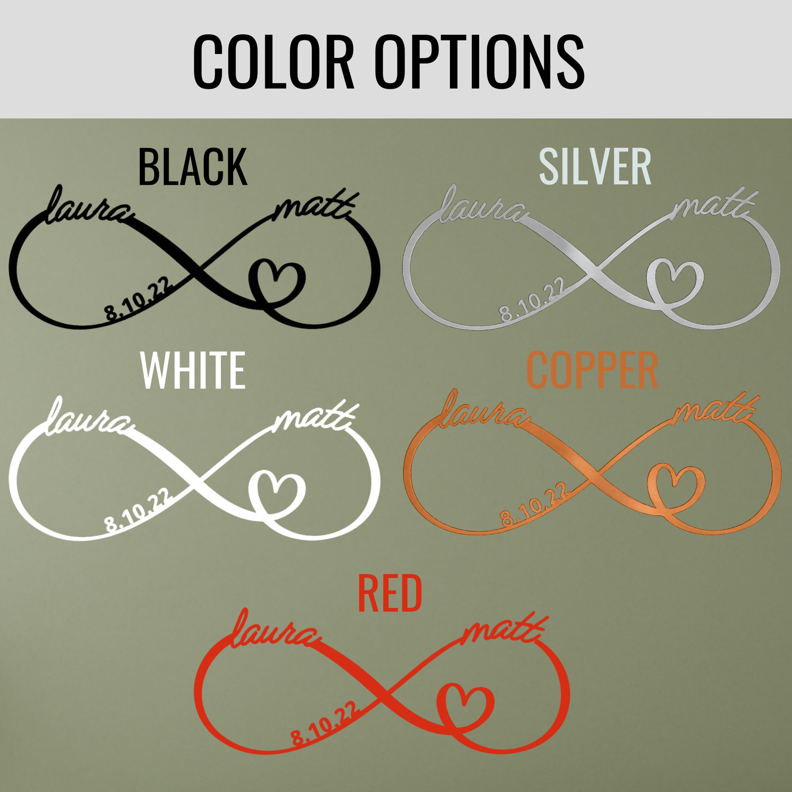 Love You To Infinity Sign