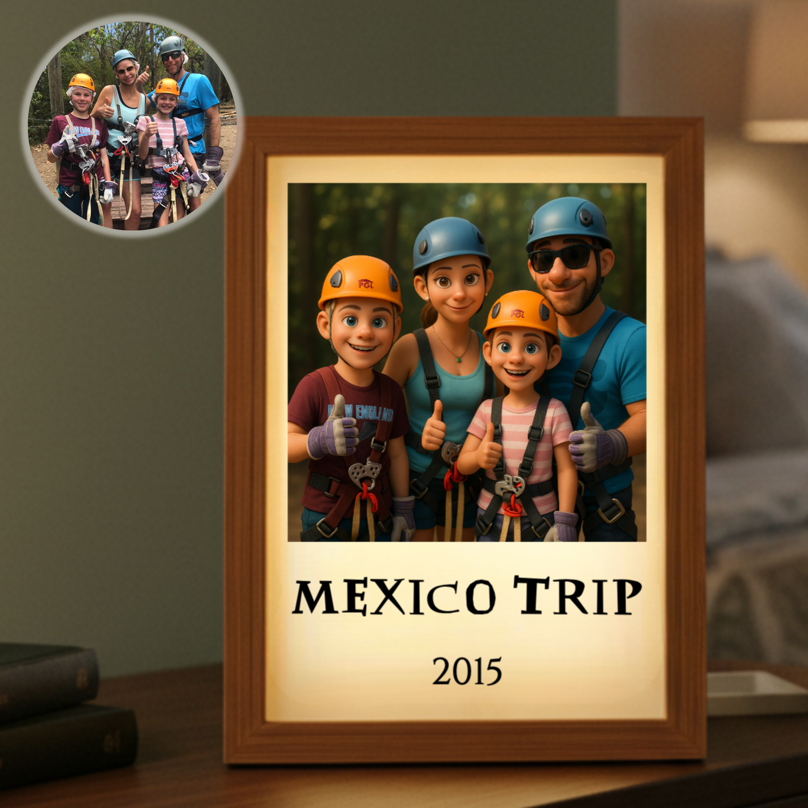 Animated Family Photo Light Box