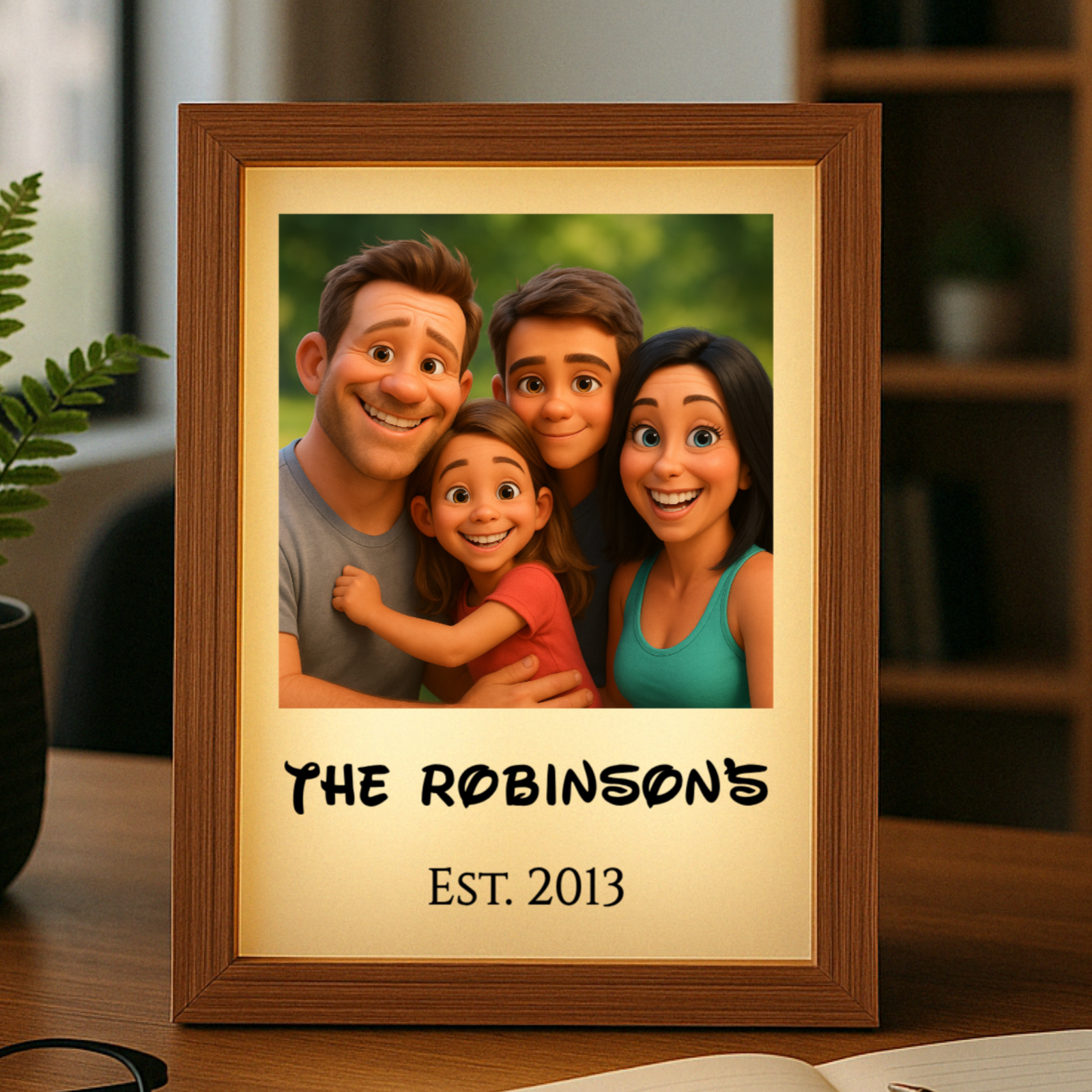 Animated Family Photo Light Box