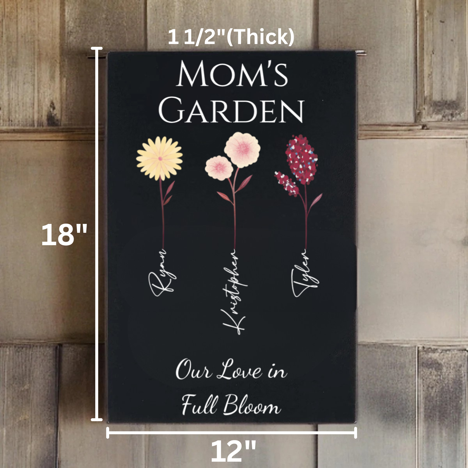 Our Family Garden Sign
