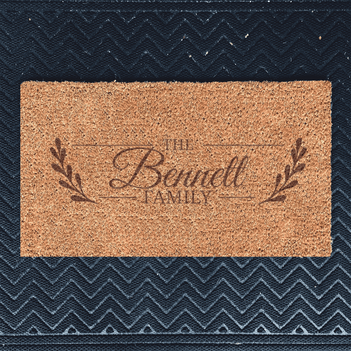 Personalized Flourishing Family Engraved Door Mat for her, Customized Gifts for Women by Groovy Girl Gifts