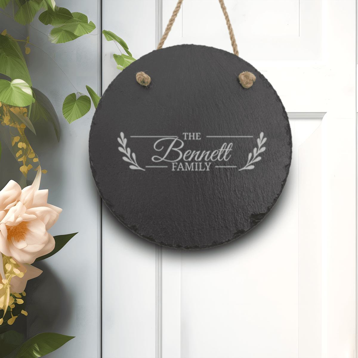 Personalized Flourishing Family Slate Wall Decor for her, Customized Gifts for Women by Groovy Girl Gifts