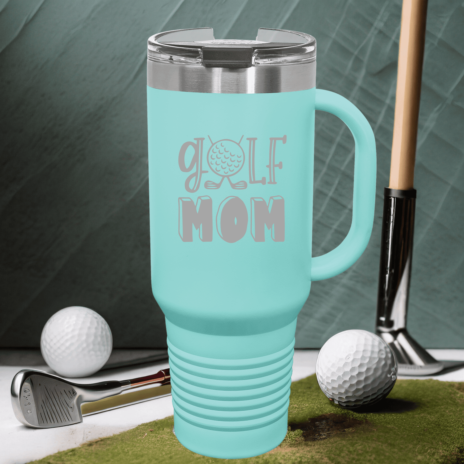 Stylish Mom's Birdie Buddy Tumbler with golf-themed design
golf mom tumbler