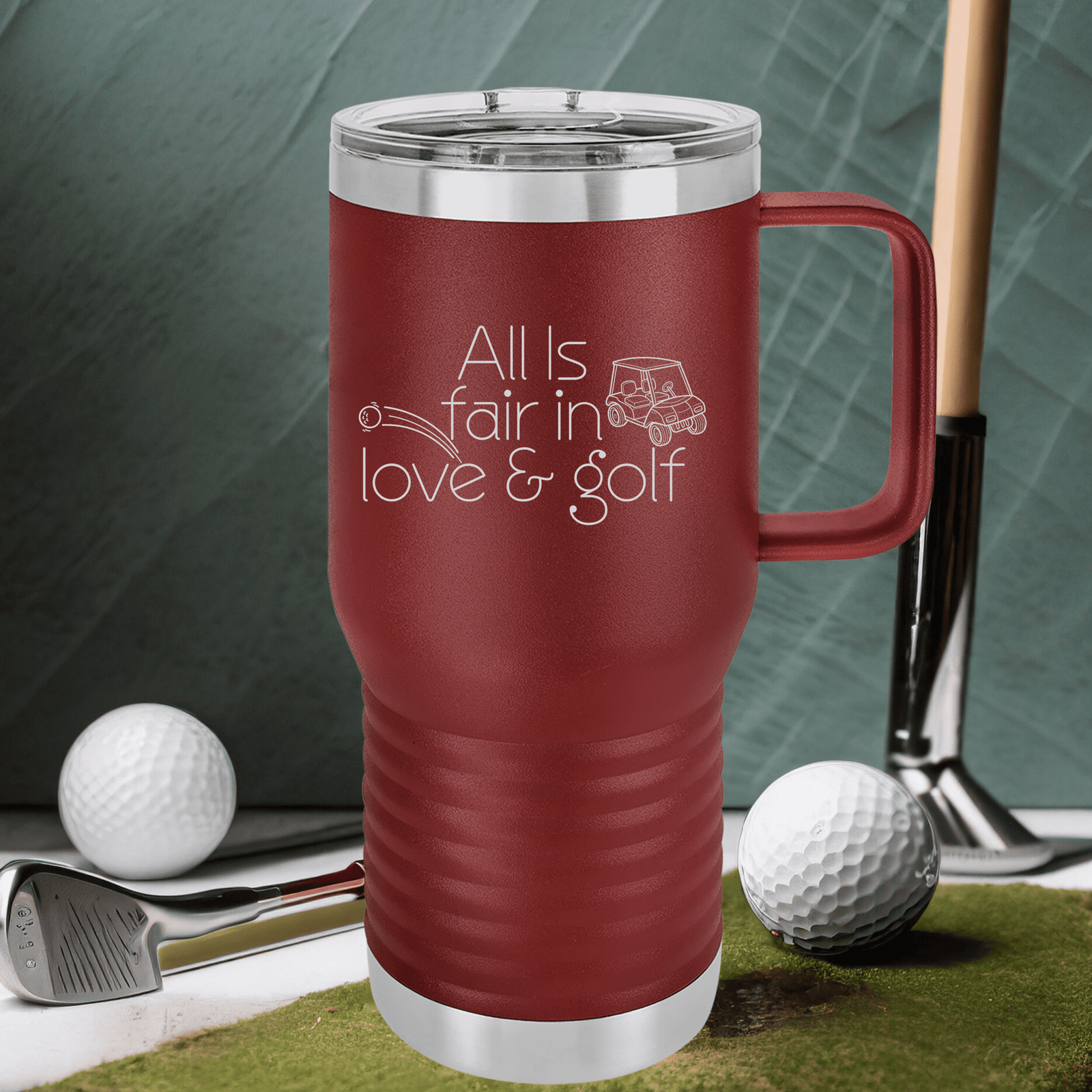 Personalized Birdie Bliss Golf Tumbler for her, Customized Gifts for Women by Groovy Girl Gifts