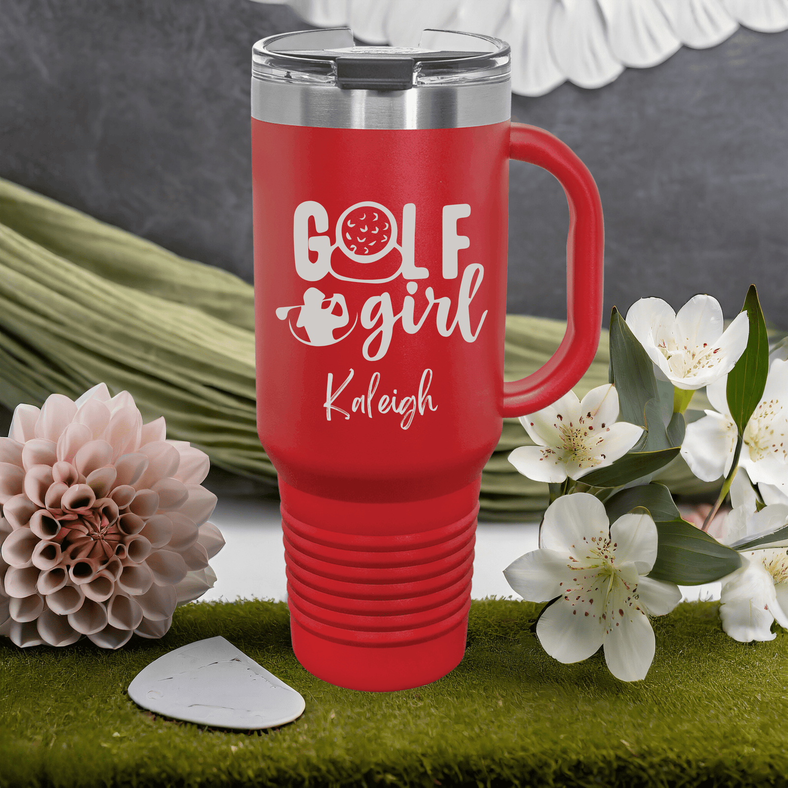 Stylish Mom's Birdie Buddy Tumbler with golf-themed design
golf mom tumbler