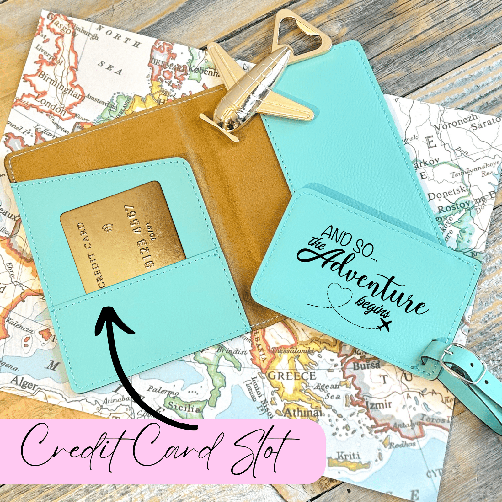 Personalized Graduation Travel Gift Set for her, Customized Gifts for Women by Groovy Girl Gifts