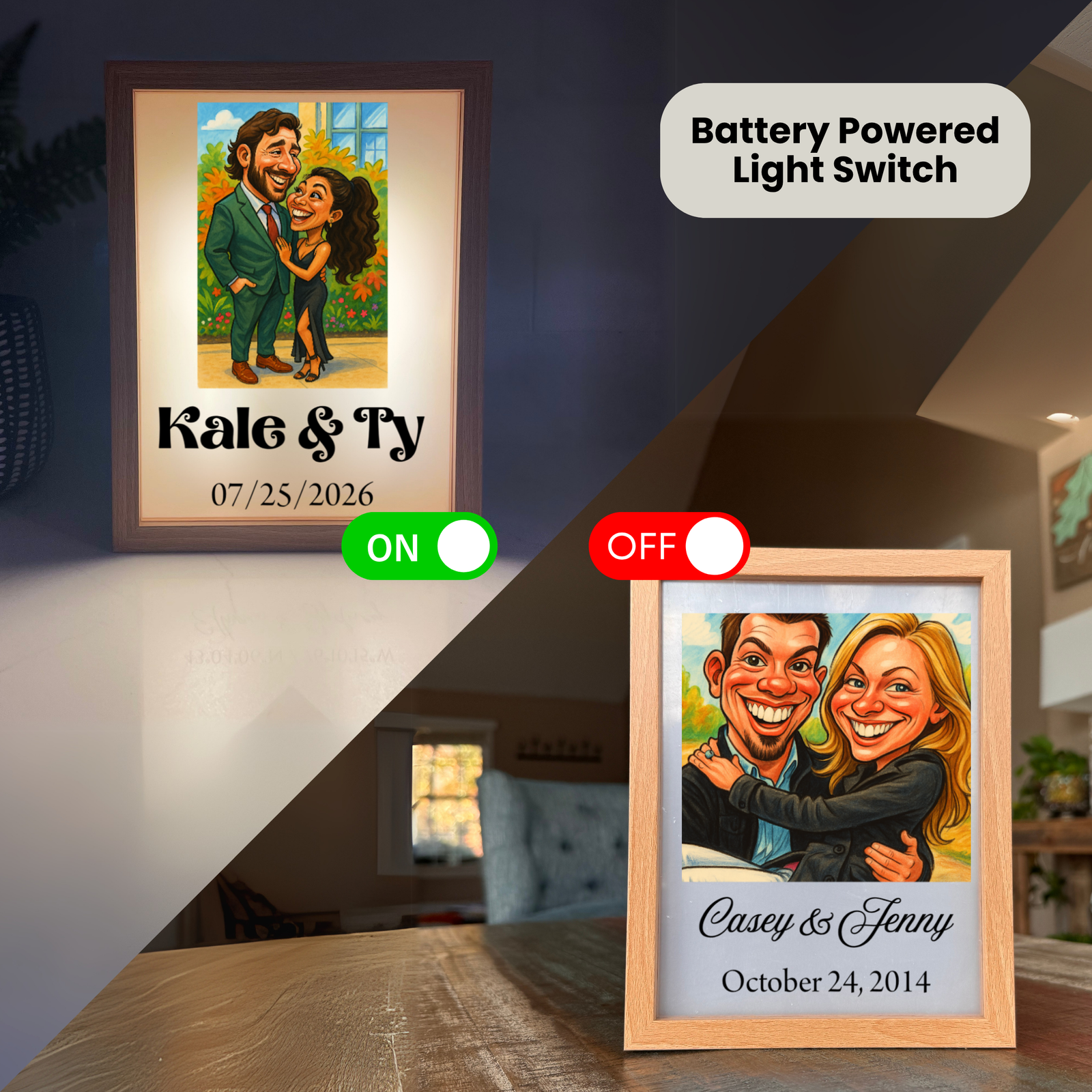 Custom Caricature Photo Frame