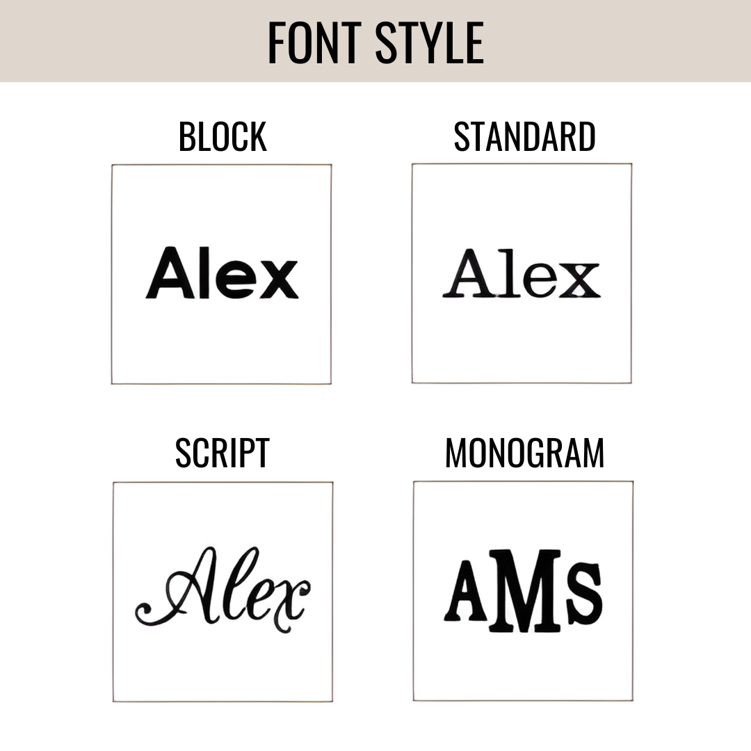 First Class Monogrammed Weekender Bag