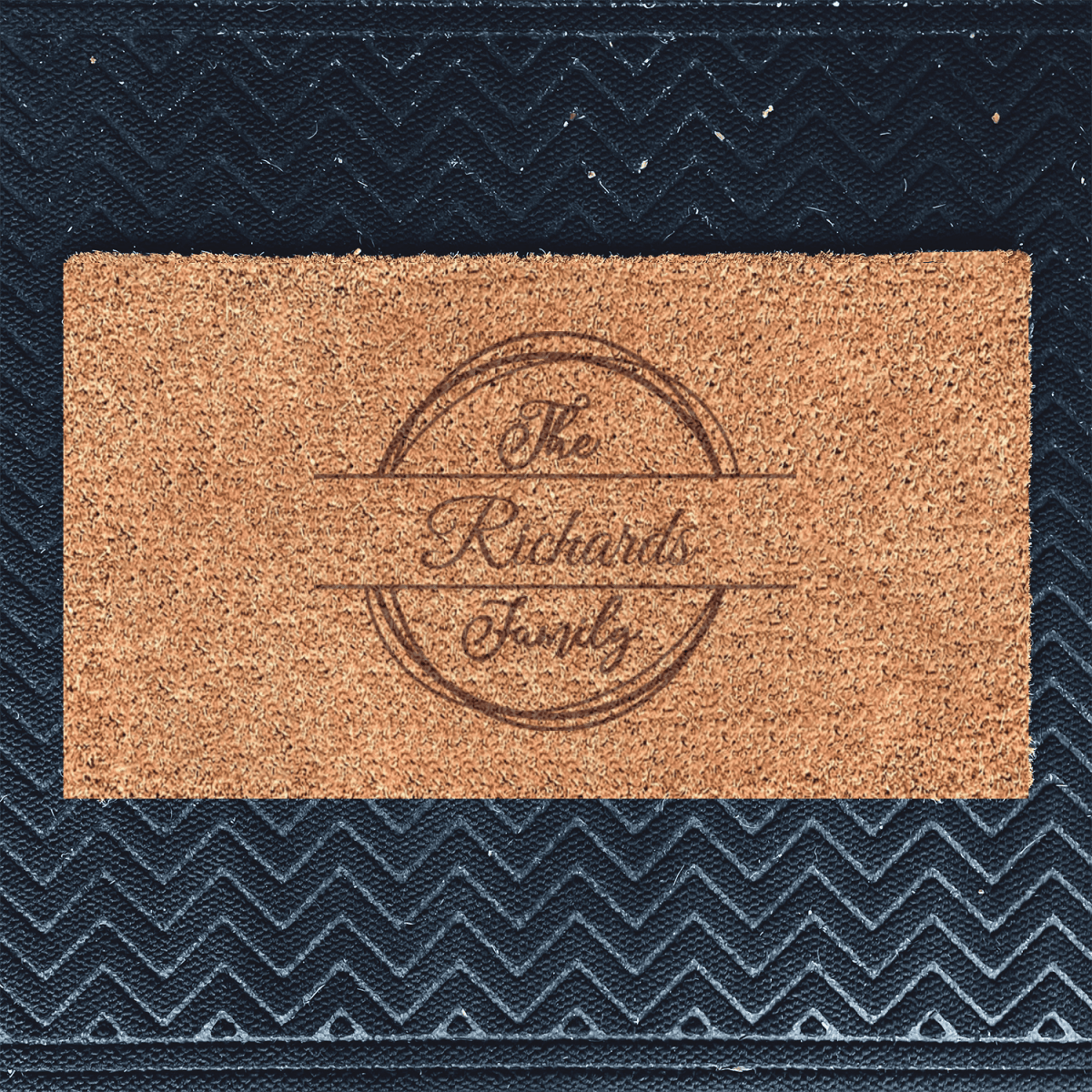 Personalized Heriloom Banner Engraved Door Mat for her, Customized Gifts for Women by Groovy Girl Gifts