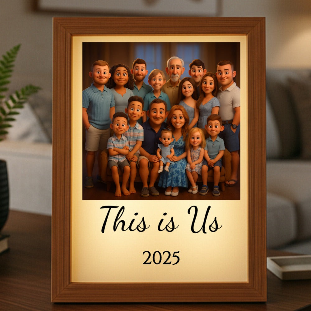 Animated Family Photo Light Box