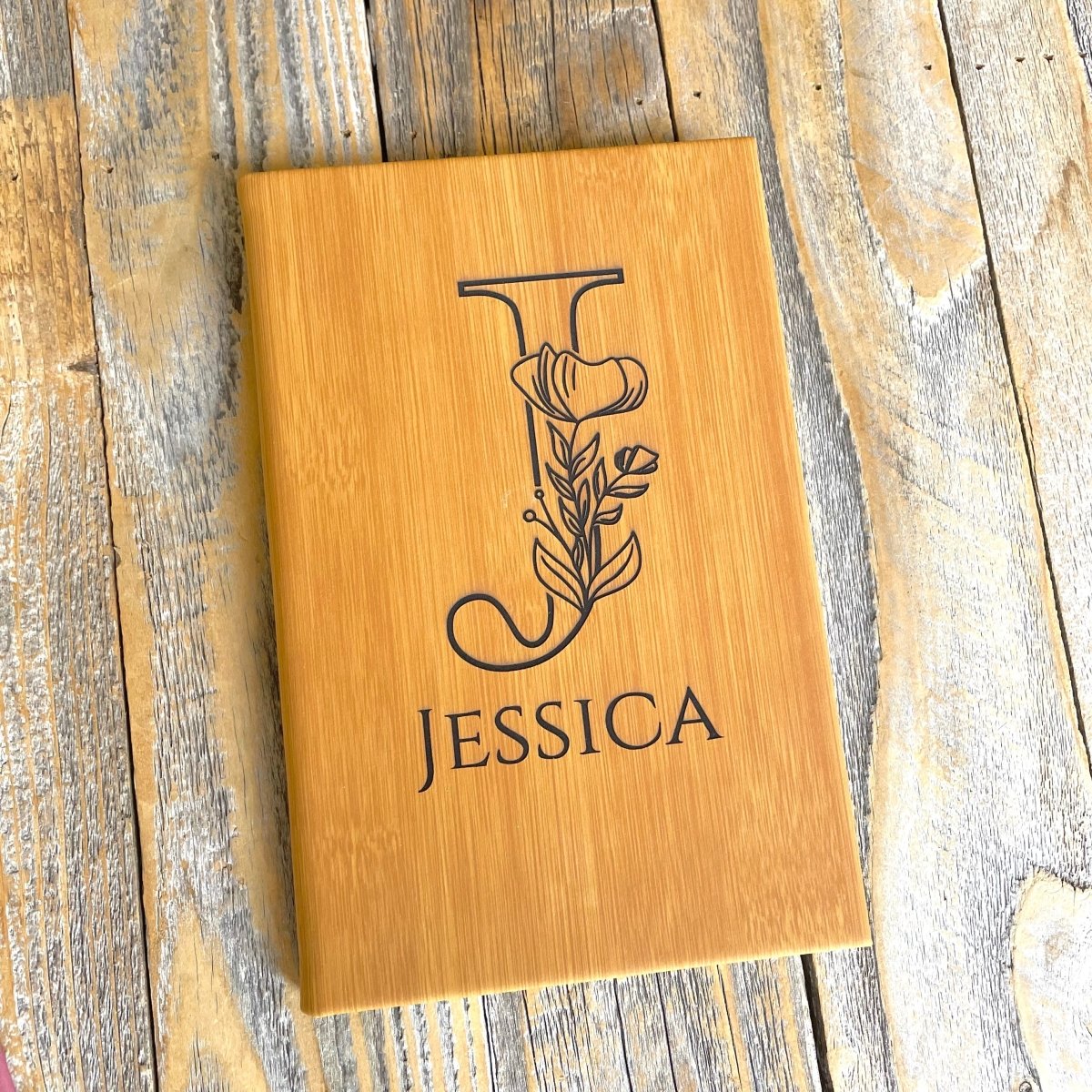 Personalized Bubbly Blossoms Journal for her, Customized Gifts for Women by Groovy Girl Gifts