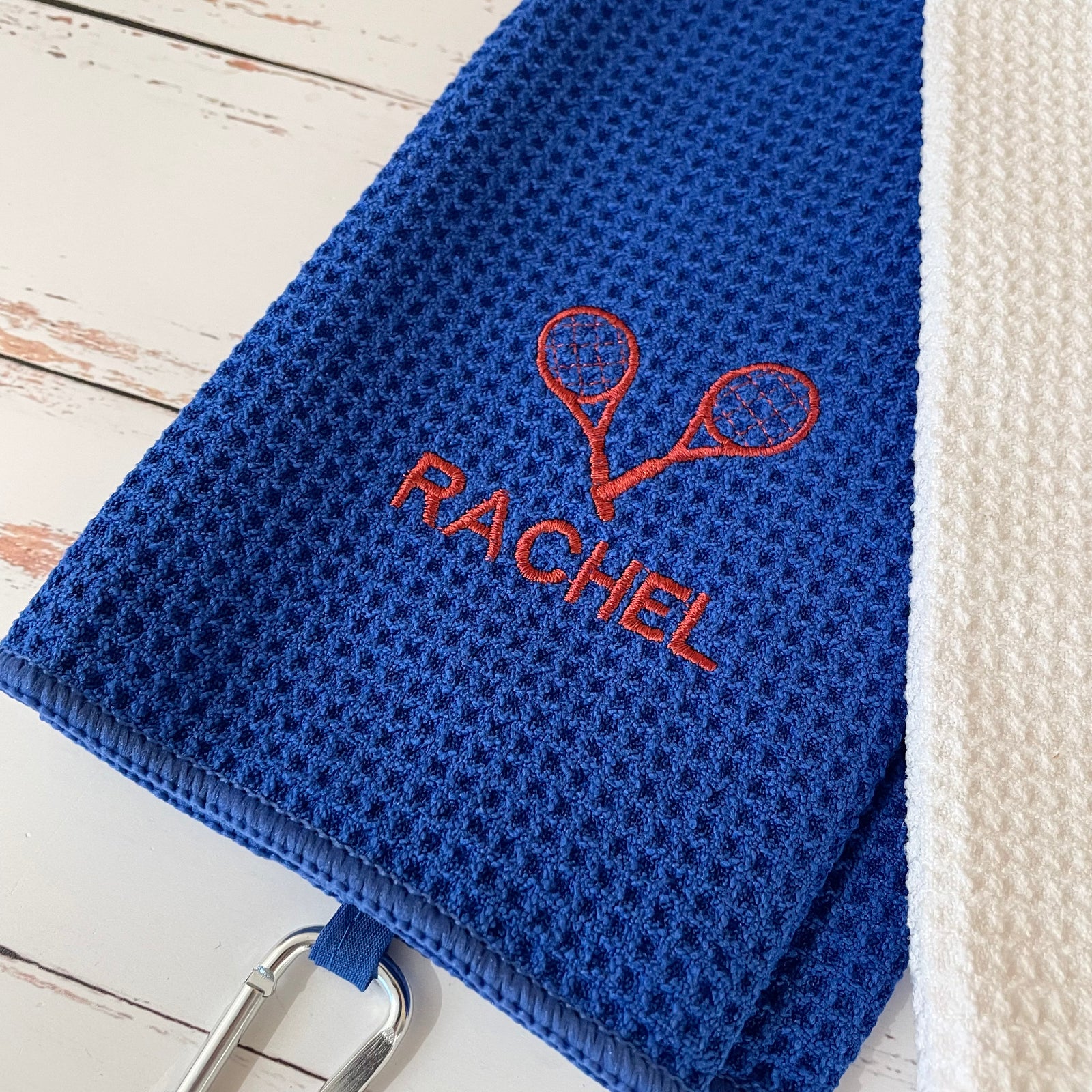 Personalized Custom Tennis Towel for her, Customized Gifts for Women by Groovy Girl Gifts