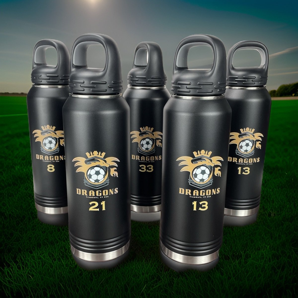 Personalized Signature Logo Printed Water Bottle for her, Customized Gifts for Women by Groovy Girl Gifts