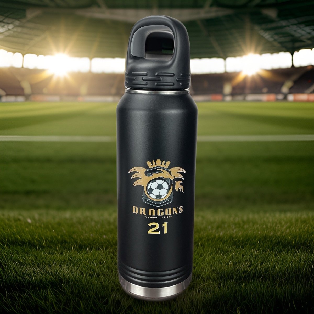 Personalized Signature Logo Printed Water Bottle for her, Customized Gifts for Women by Groovy Girl Gifts