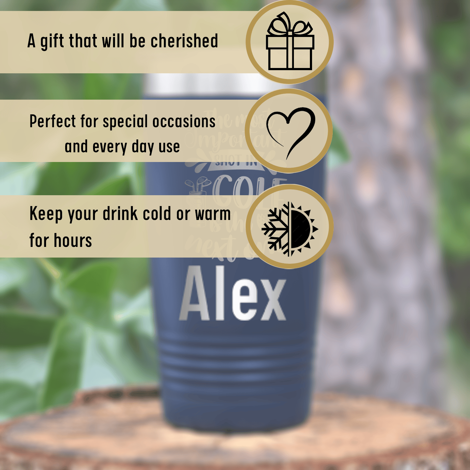 Personalized Most Important Shot Tumbler for her, Customized Gifts for Women by Groovy Girl Gifts