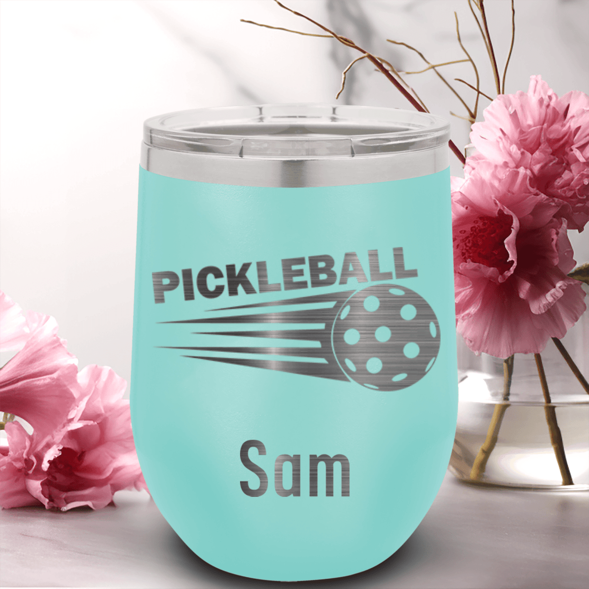 Personalized Pickle Sport Wine Tumbler for her, Customized Gifts for Women by Groovy Girl Gifts