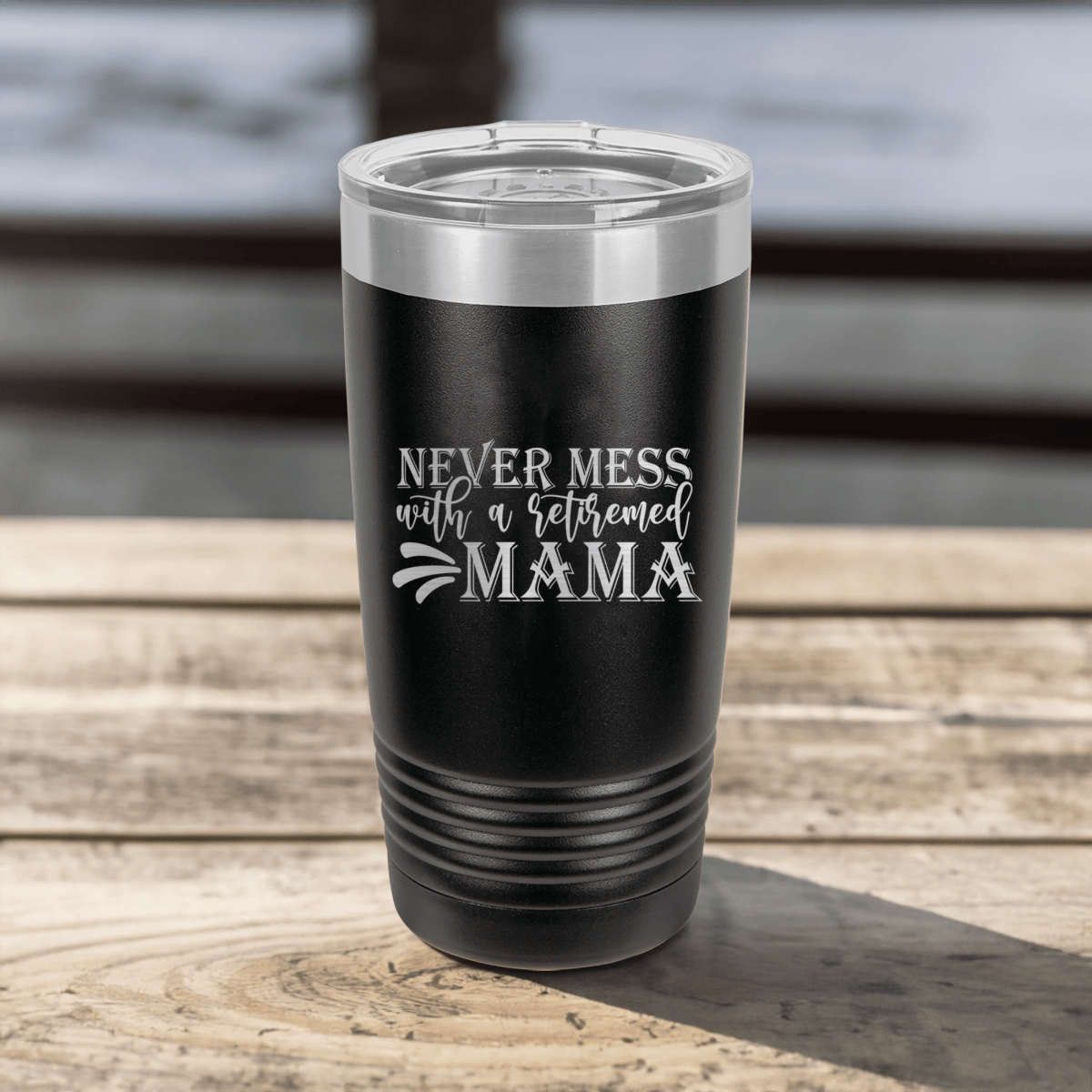 Personalized Retired Mama On Duty Tumbler for her, Customized Gifts for Women by Groovy Girl Gifts