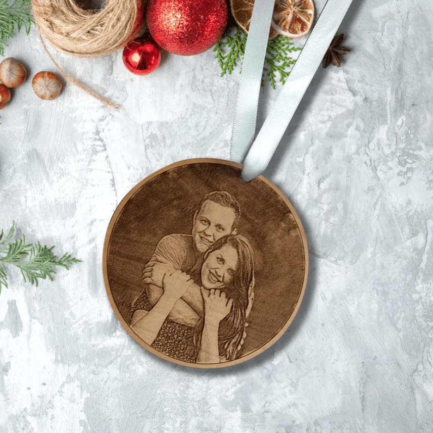 Personalized Holiday Love Ornament for her, Customized Gifts for Women by Groovy Girl Gifts