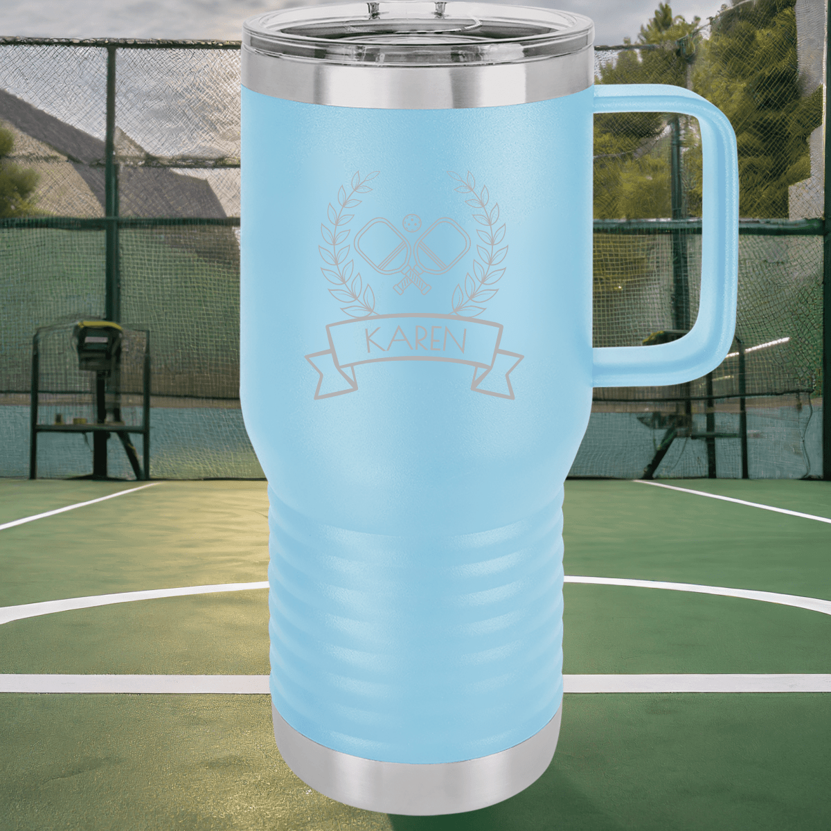 Personalized Pickleball Fandom Tumbler for her, Customized Gifts for Women by Groovy Girl Gifts