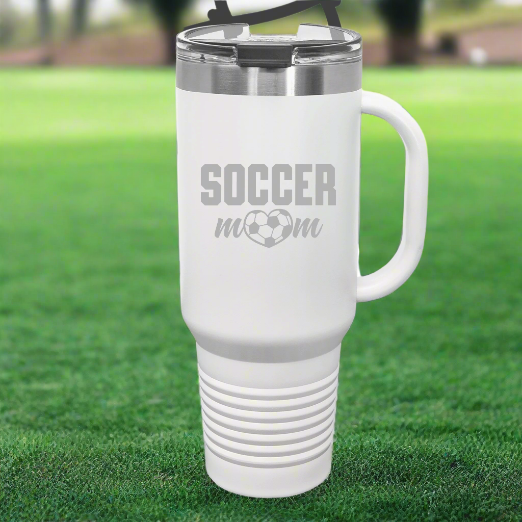 Soccer Mom White Tumbler