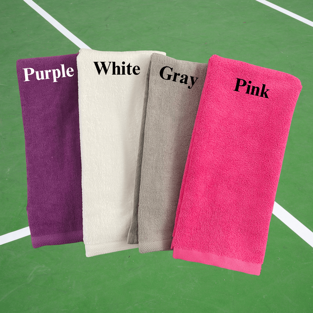 Personalized Racket Royale Custom Tennis Towel for her, Customized Gifts for Women by Groovy Girl Gifts