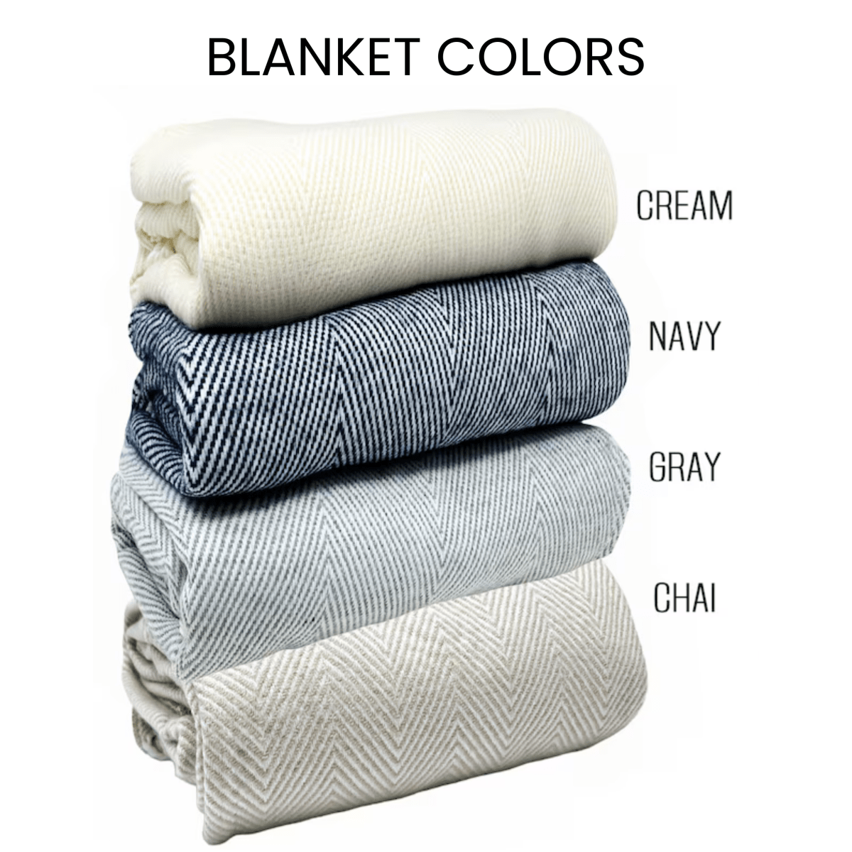 Personalized Farmhouse Monogram Throw Blanket for her, Customized Gifts for Women by Groovy Girl Gifts